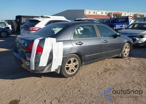 2007 Honda Accord 2.4 Se from USA, damaged, VIN 1HGCM55397A055490